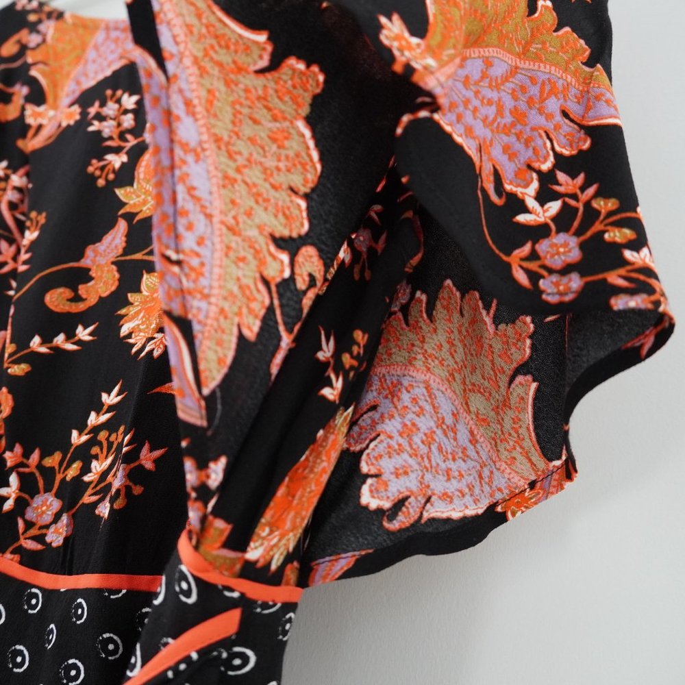 Anthro Maeve Botanical Print Jumpsuit - Picture 7 of 9